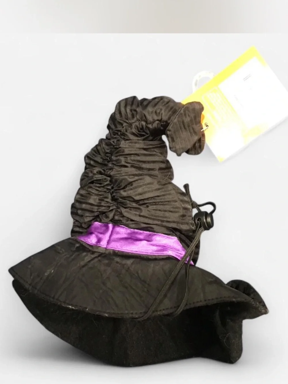 Hyde & EEK! Black Witch Hat with Purple Belt - Cat Costume Accessory